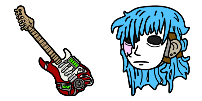 Sally Face Sal Fisher & Guitar Cursor