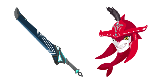 The Legend of Zelda Prince Sidon & Sword Cursor