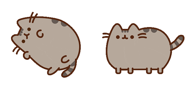 Lazy Pusheen the Cat Animated Cursor