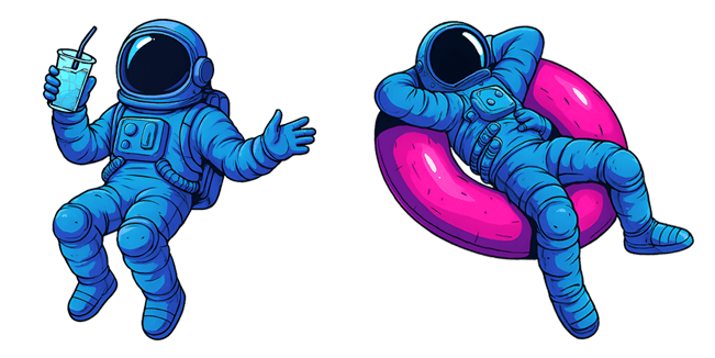 Chilling Astronaut Cursor