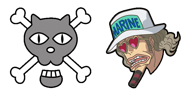 One Piece Jango & Black Cat Pirates Animated Cursor