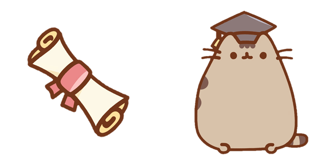 Pusheen Graduate & Diploma Cursor