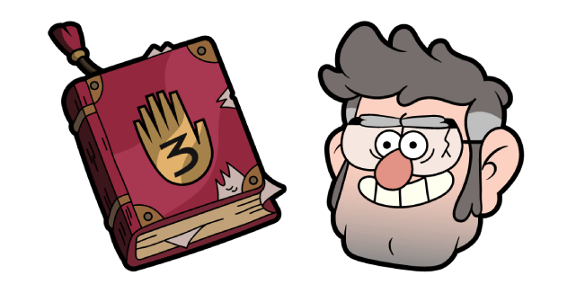 Gravity Falls Ford Pines & Journal 3 Cursor