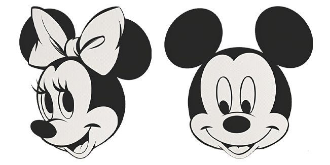 Minnie & Mickey Mouse Vintage Cursor