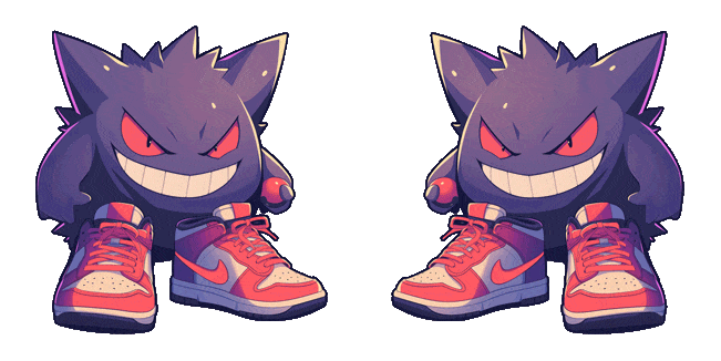 Pokemon Hypebeast Gengar Animated Cursor