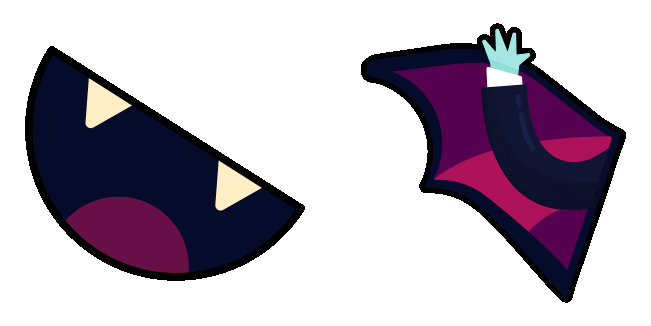 Halloween Dracula Fang & Cloaked Animated Cursor