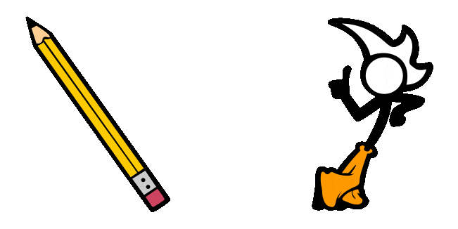 Fancy Pants Adventures Pencil Animated Cursor