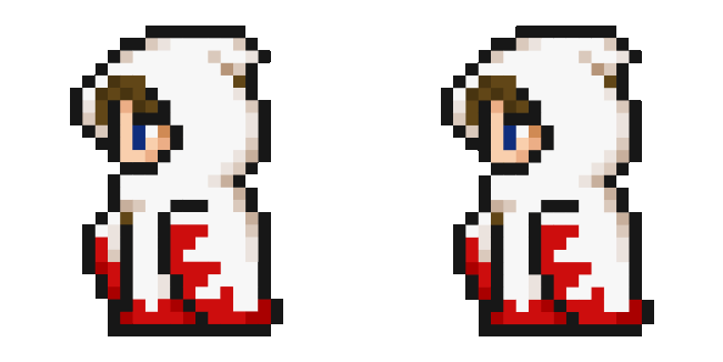 Final Fantasy Pixel Remaster White Mage Animated Cursor
