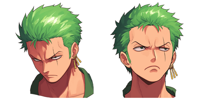 One Piece Cool Roronoa Zoro Cursor