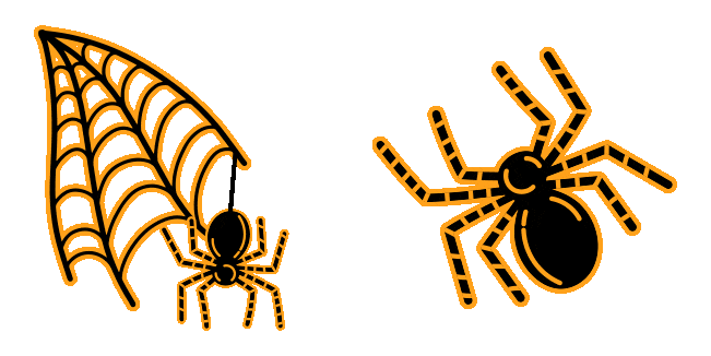 Halloween Crawling Spider Animated Cursor
