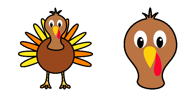 Thanksgiving Turkey Animated Cursor