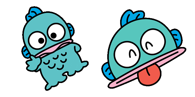 Sanrio Funny Hangyodon Animated Cursor