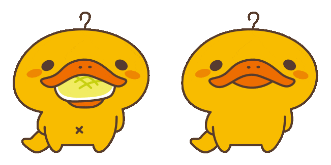 San-X Confused Platypus Animated Cursor