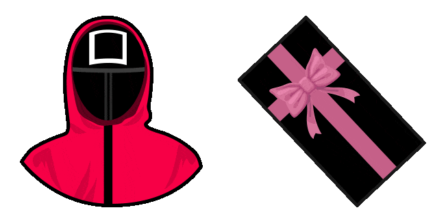 Squid Game Coffin Box & Guard Animated Cursor