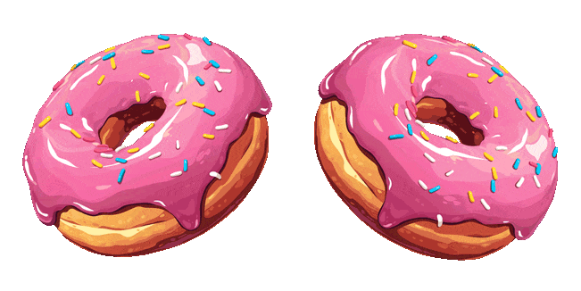 Glazed Donut Animated Cursor