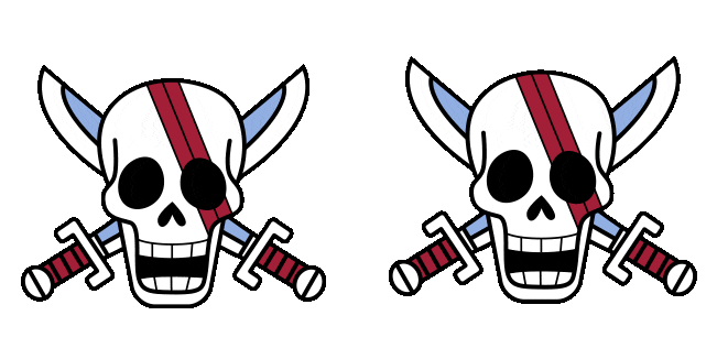 One Piece Red Hair Pirates Animated Cursor