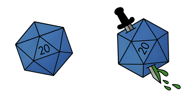 Tabletop RPG D20 Cursor