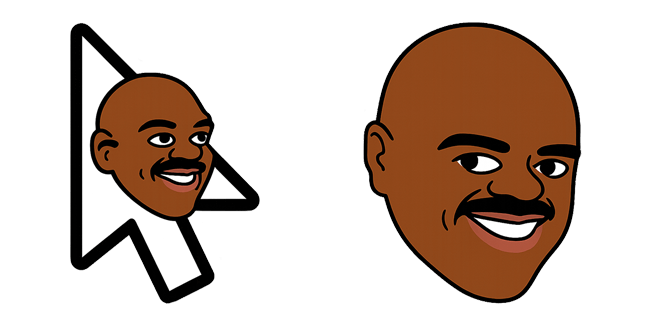 Goofy Ahh Comic Steve Harvey Meme Cursor