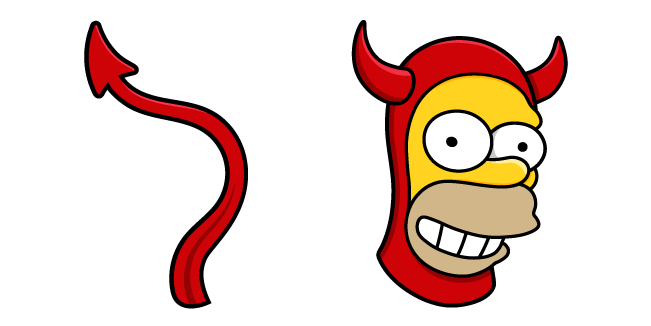 The Simpsons Evil Homer Cursor