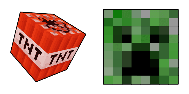 Minecraft TNT & Creeper Cursor