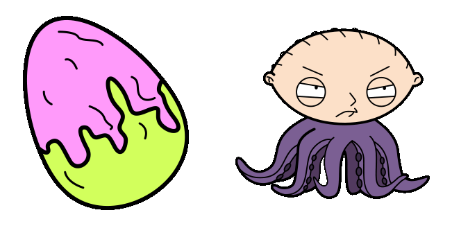 Family Guy Stewei Octopus Animated Cursor