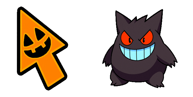 Halloween Pokemon Gengar Animated Cursor