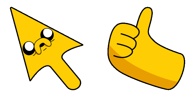 Adventure Time Jake the Dog Arrow Cursor
