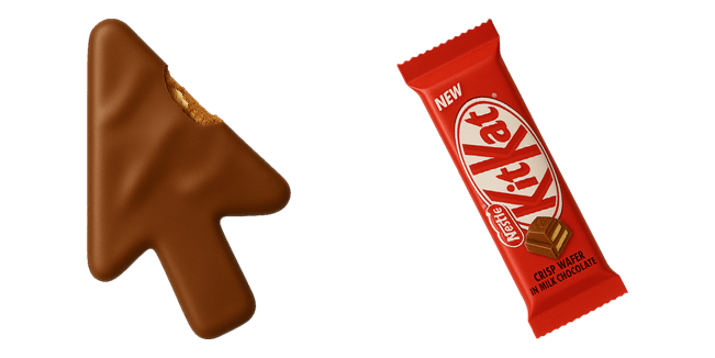 KitKat Chocolate Bar 3D Cursor