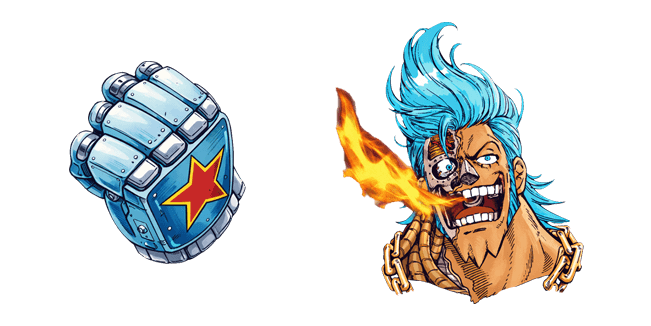 One Piece Franky & Fist Cursor