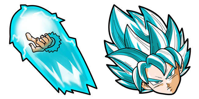 Dragon Ball Goku Super Saiyan Blue Cursor
