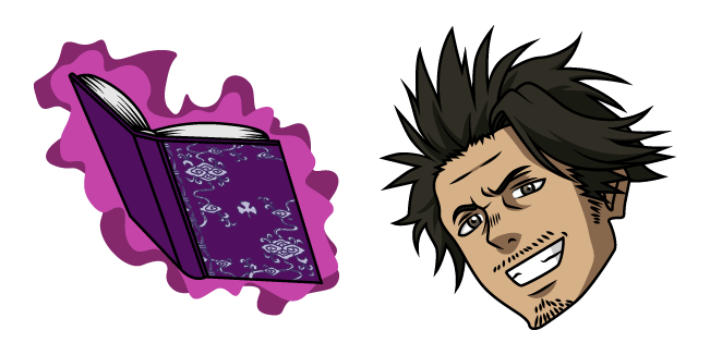 Black Clover Yami Sukehiro & Grimoire Cursor