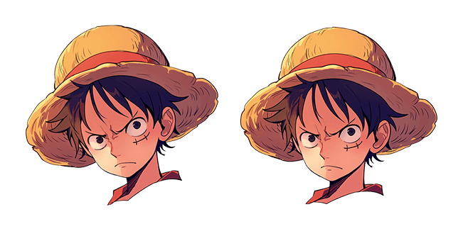 One Piece Angry Monkey D. Luffy Cursor