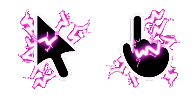 Pink Electric Animated Cursor