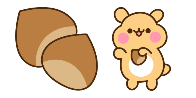 Pusheen Cheek & Nuts Cursor