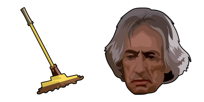 Friends Mr. Heckles & Broom Cursor