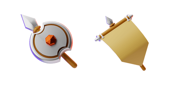 Spear & Flag 3D Cursor