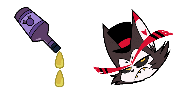 Hazbin Hotel Husk Animated Cursor