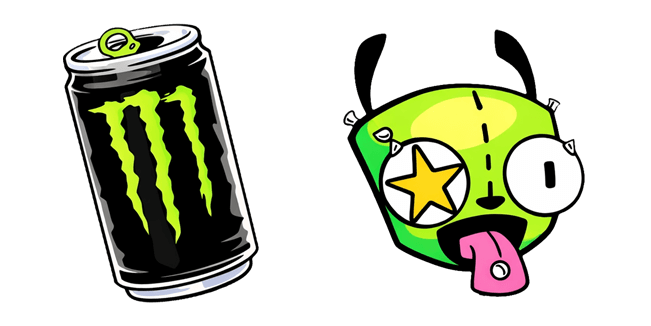 Invader Zim GIR x Monster Energy Cursor