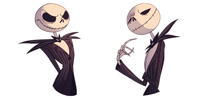 Spooky Jack Skellington Cursor