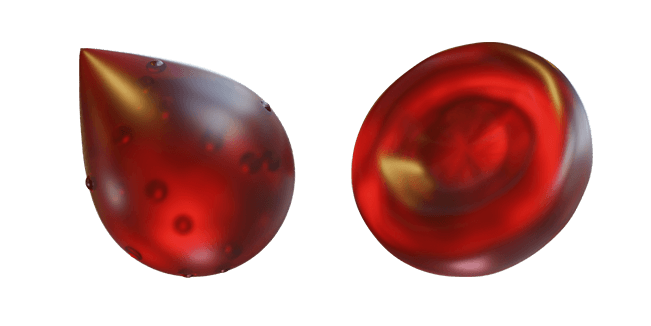 Blood Drop & Blood Cell 3D Cursor