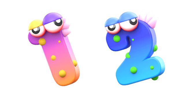 Monster Number One & Two 3D Cursor