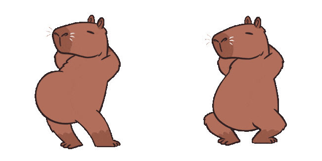 Capybara Dancing Animated Cursor