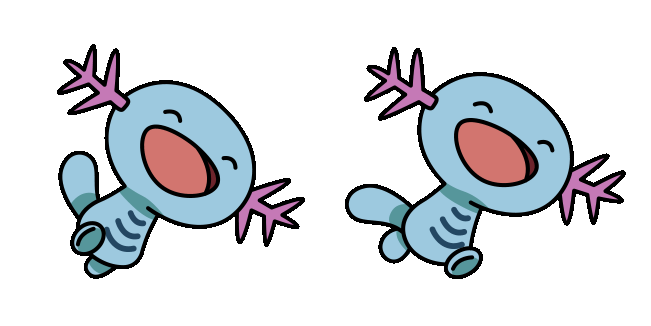 Pokemon Happy Wooper Animated Cursor