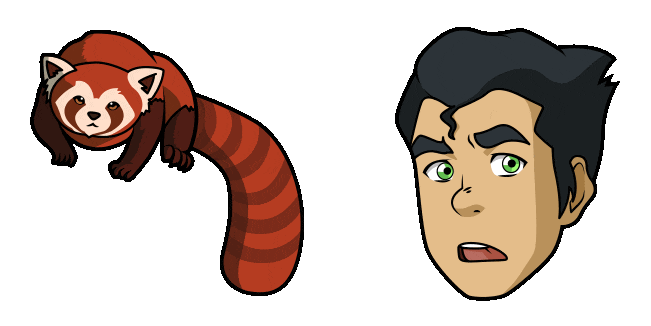 The Legend of Korra Bolin & Pabu Animated Cursor