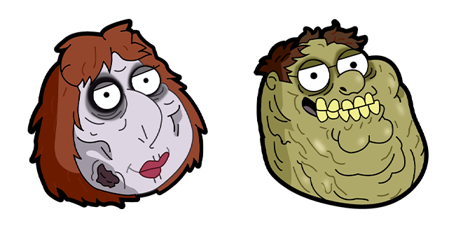 Family Guy Zombie Lois & Peter Cursor