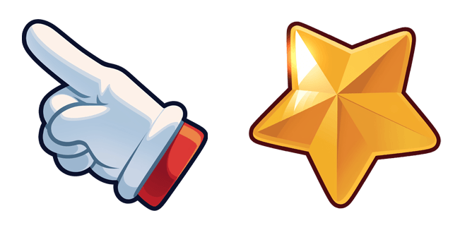 Super Mario Hand & Power Star Cursor