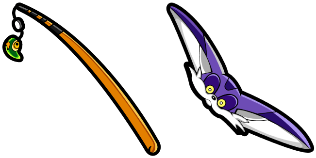 Sonic Big the Cat & Fishing Rod Cursor