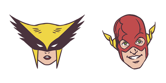 Hawkgirl & Flash Cursor