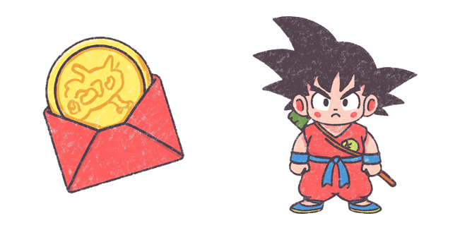 Lunar New Year Goku & Hongbao Cursor