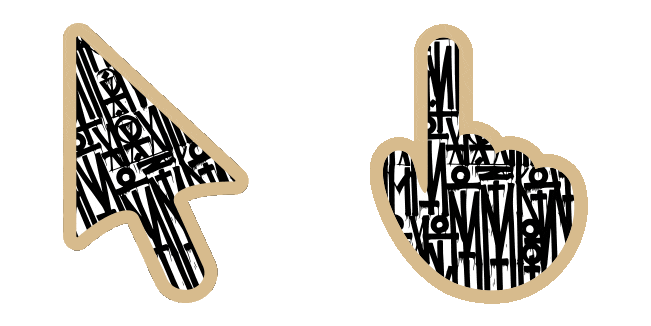 Calligraphy Glyphs Animated Cursor